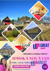 Záhradka (199m2) s chatkou v meste Spišská Nová Ves