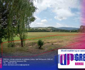 PREDAJ rovinatý pozemok na výstavbu Lubina, časť Hrnčiarové