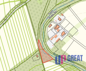 Pozemok pri potoku s atmosférou prírody – Tureň