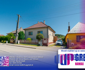 🏡 NA PREDAJ - Rodinný dom v obci Hrádok