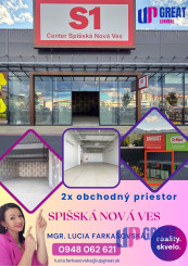 Spišská Nová Ves -obchodný priestor 300m2 NA PRENÁJOM+video