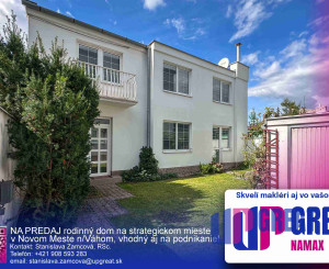 PREDAJ rodinný dom, Malinovského ul., Nové Mesto nad Váhom