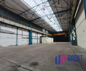 Prenájom haly od 2500 m2 s v. 10m, mostový žeriav do 20t