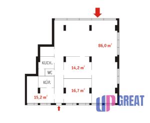 PRENÁJOM: Obchodný priestor 158 m2 v centre Petržalky (Strečnianska)