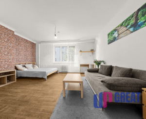 Na predaj priestranný 1-izbový byt po kompletnej rekonštrukcii na Vajnorskej ulici, Bratislava - Nové Mesto