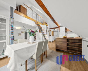 Na predaj elegantný 4 izbový mezanín s terasou pri Horskom parku