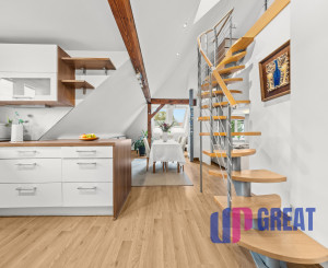 Na predaj elegantný 4 izbový mezanín s terasou pri Horskom parku