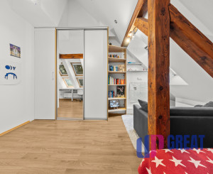 Na predaj elegantný 4 izbový mezanín s terasou pri Horskom parku