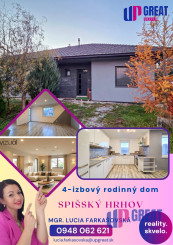 REZERVOVANÉ!SPIŠSKÝ HRHOV 4-izbový rodinný dom na PREDAJ