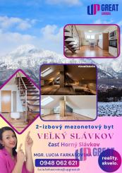 2-izbový mezonetový byt pod Vysokými Tatrami (Veľký Slavkov)