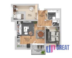 UPgreat 2-3izb byty - Kiserdő Rezidencia | Dunajská Streda