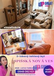 SPIŠSKÁ NOVÁ VES 2-izbový tehlový byt na PREDAJ