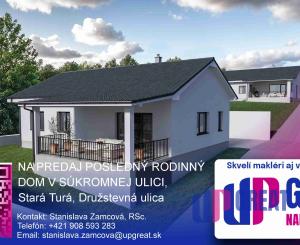 🏡 NA PREDAJ POSLEDNÝ RODINNÝ DOM v súkromnej ulici, Stará Turá