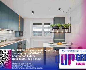 🏡 NA PREDAJ veľkometrážny 2izb.byt a garáž, Nové Mesto nad Váhom