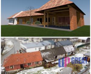 STUDENEC- 2 rodinné domy s veľkým pozemkom
