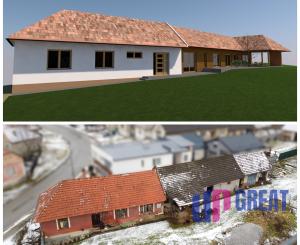 STUDENEC- 2 rodinné domy s veľkým pozemkom