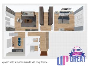 NA PRENÁJOM 2-izbový byt s balkónom, Melčice-Lieskové