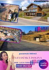 LEVOČSKÁ DOLINA - stavebný pozemok NA PREDAJ