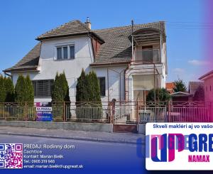 PREDAJ - Rodinný dom - Čachtice