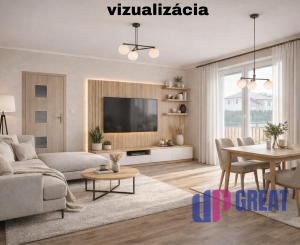 JABLONOV 3-izbový tehlový byt s GARÁŽOU a 2 pivnicami