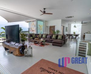 Na predaj luxusná 4-izbová vila s panoramatickým výhľadom na more v prestížnej lokalite Bophut Hills, Koh Samui