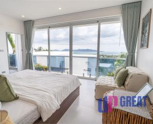 Na predaj luxusná 4-izbová vila s panoramatickým výhľadom na more v prestížnej lokalite Bophut Hills, Koh Samui
