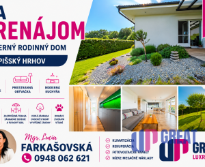 PRENÁJOM - 4 izbový rodinný dom SPIŠSKÝ HRHOV