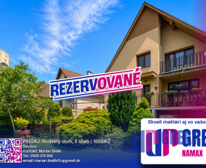 REZERVOVANÉ - 5 izbový rodinný dom s garážou | Beckov