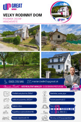 VEĽKÝ DOM, 2 422 m² POZEMKU A LES ZA ZÁHRADOU | HRACHOVIŠTE