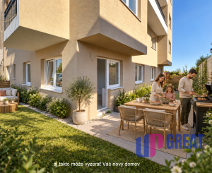 🏡 VILADOMY SENEC | NA PREDAJ 3-IZBOVÝ BYT SO SÚKROMNOU ZÁHRADKOU 48 m²