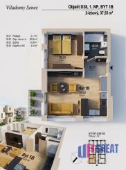 🏡 VILADOMY SENEC | NA PREDAJ 2-IZBOVÝ BYT SO SÚKROMNOU ZÁHRADKOU 36 m²