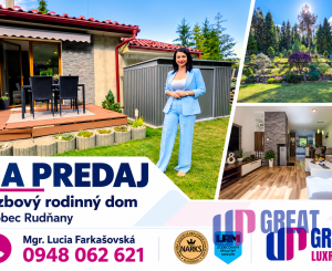 RUDŇANY 4-izbový rodinný dom NA PREDAJ