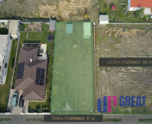 Stavebný pozemok (733 m²), Bratislava - Čunovo