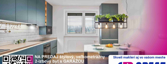 🏡 NA PREDAJ veľkometrážny 2izb.byt a garáž, Nové Mesto nad Váhom
