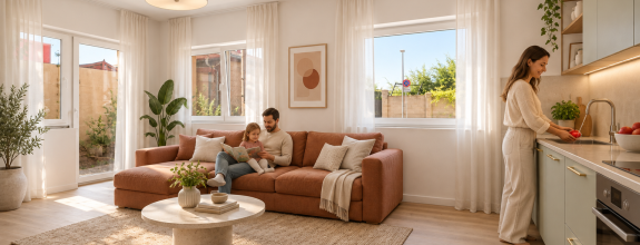 🏡 VILADOMY SENEC | NA PREDAJ 3-IZBOVÝ BYT SO SÚKROMNOU ZÁHRADKOU 48 m²