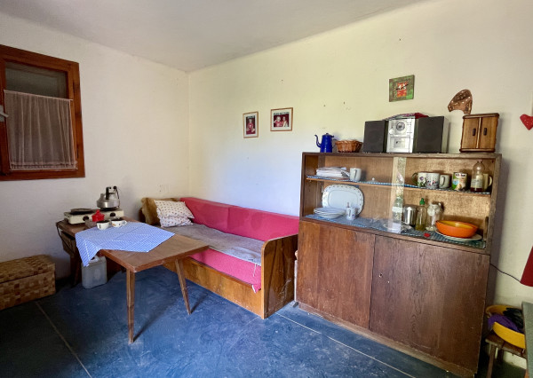 Krásna tichá záhrada s chatkou pri jazere Zlaté piesky