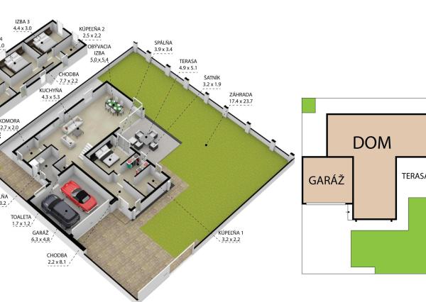 Exkluzívna ponuka – Nadčasová 5 izbová vila v Šamoríne  -Luxusné bývanie na dosah Bratislavy!
