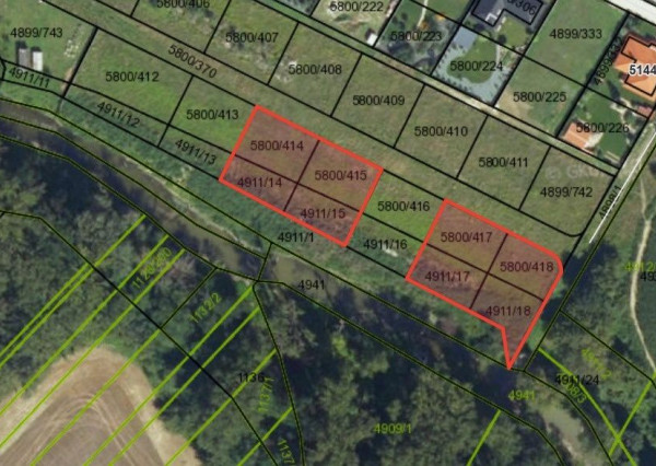 Jedinečný stavebný pozemok Bernolákovo - sukromie pri vode