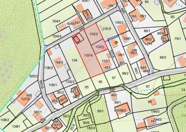 Predaj  Chaty a pozemku 1626m2 obec Petrovice