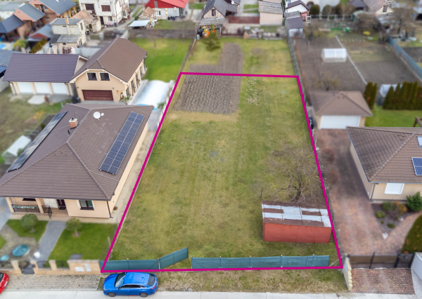 Stavebný pozemok 900 m² v Novom Živote časť Eliášovce