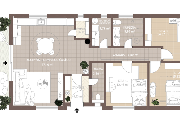 Na predaj Rodinný holodom v obci Kyselica - novostavba