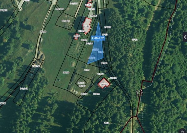 Pozemok NA PREDAJ v obci Uloža (okres Levoča) 1000m2