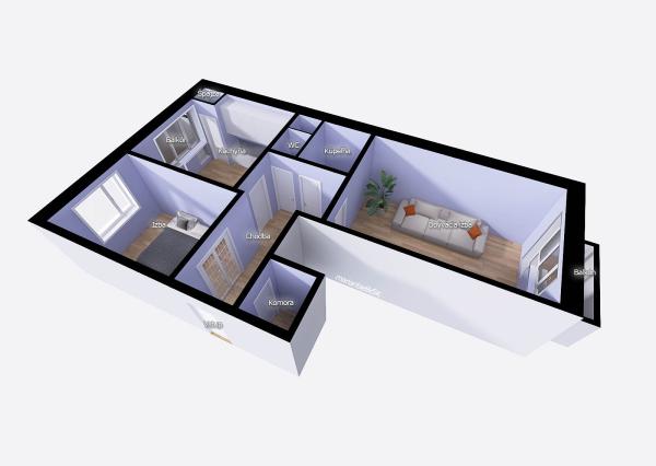 PREDANÉ 04/2025 - 2 izbový byt - ul.1.mája - NMnV