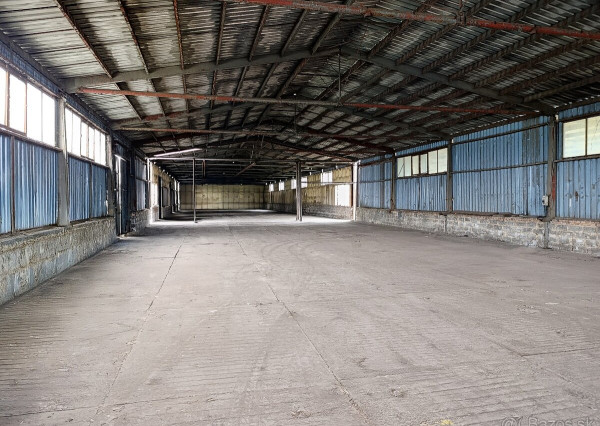 Prenájom skladových priestorov od 200m2 do 2000m2 KE-Jazero