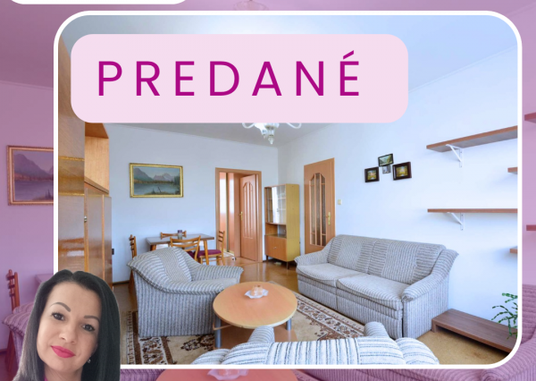 -PREDANÉ - 2- izbový byt na PREDAJ v meste Poprad