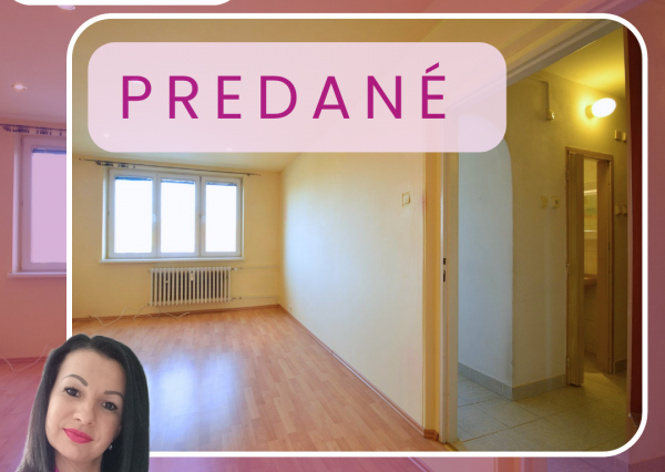 -PREDANÉ- 2-izbový byt na PREDAJ Spišská Nová Ves