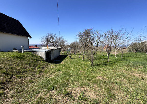Pozemok s nádherným výhľadom na Skalicu – vinohrad s vínnym sklepom, presovňou, ovocnými stromami a možnosťou výstavby.
