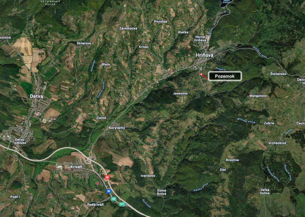 PREDAJ slnečných stavebných pozemkov, IS, Hriňová