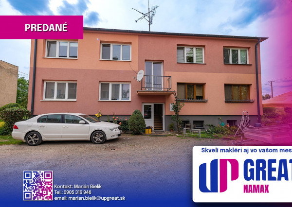 PREDANÉ 05/2025- 3 izbový byt (71m2) - Bošáca