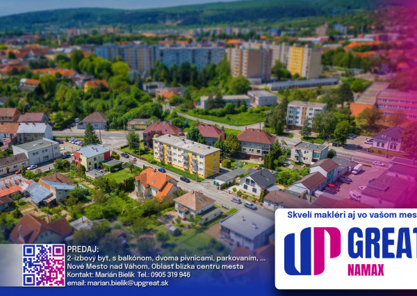 PREDAJ - 2 izbový byt, ul. Záhradná - NMnV